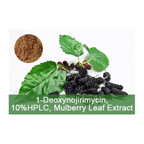 1-Deoxynojirimycin 10%HPLC Mulberry Leaf Extract 500g/bag free shipping