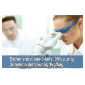 Estradiene dione-3-keta 99% purity (Ethylene deltenone) 500gram/bag(1.1LB)