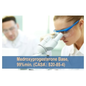 Medroxyprogesterone Base 99%min. (CAS#.: 520-85-4) 500gram/bag(1.1LB)