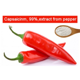 Capsaicin 99% extract from pepper.1kg/bag free shipping