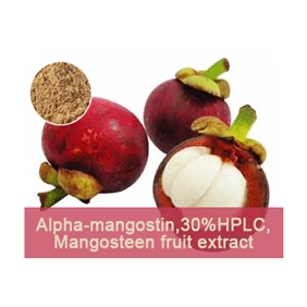 Alpha-mangostin 30%HPLC Mangosteen fruit extract 1kg/bag free shipping