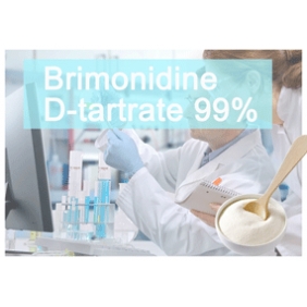 Brimonidine D-tartrate 99% 100g/bag free shipping