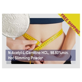 N-Acetyl-L-Carnitine HCL 98.50%min. Hot Slimming 1KG/carton free shipping
